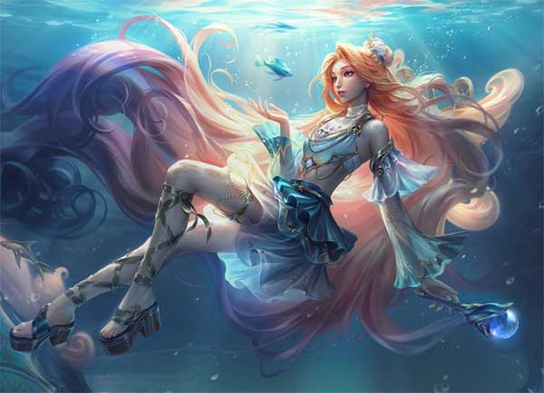 LOL英雄联盟萨勒芬妮同人美图皮肤立绘图
