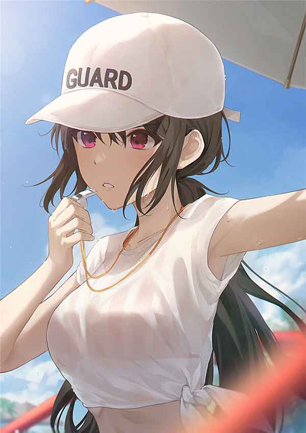 二次元棒球帽动漫少女，棒球帽P站美图欣赏