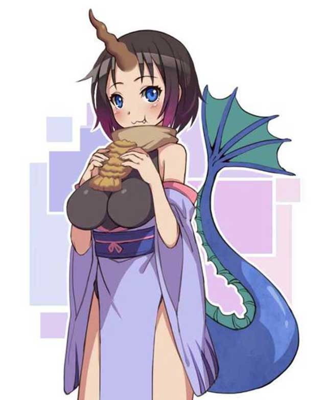 小林家的龙女仆艾露玛福利美图（乳量与托尔相等）