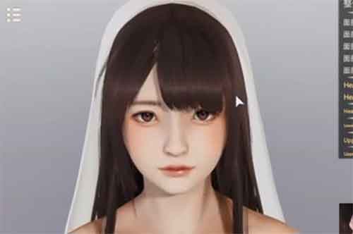 ai少女白色婚纱新娘mod捏脸教程 ai少女白色婚纱新娘mod捏脸教程