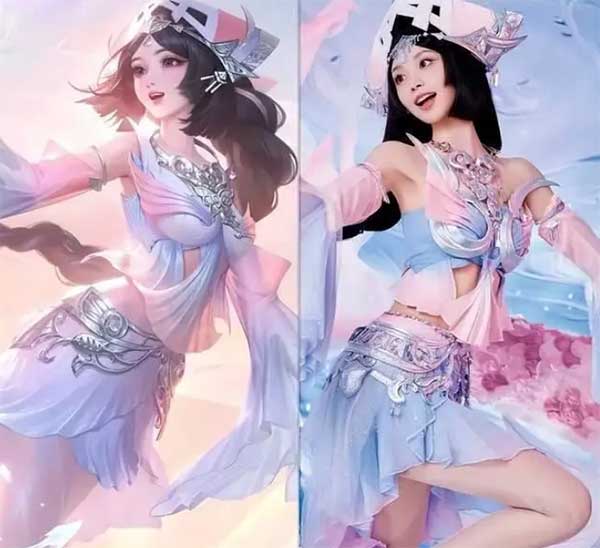 田曦薇cos西施美出新高度，古灵精怪甜美