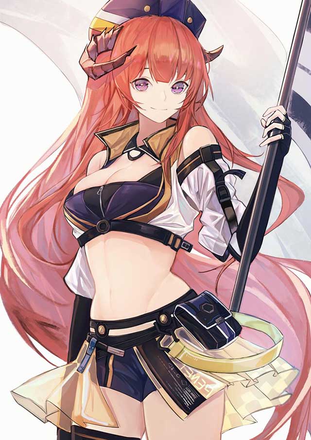 明日方舟风笛同人插画壁纸P站美图精选