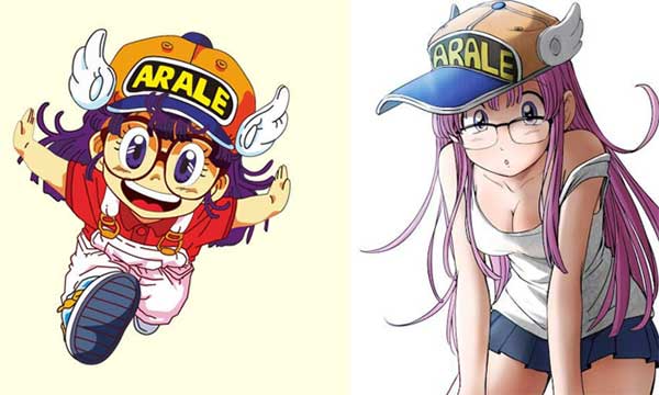IQ博士阿拉蕾同人手绘插画，可爱的阿拉蕾也长大了