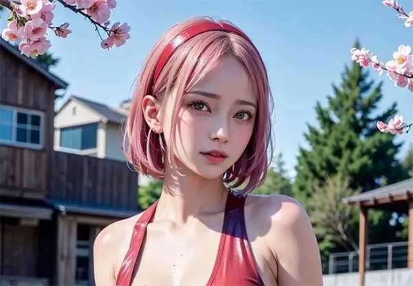 火影忍者小樱AI真人化后美如画#春野樱