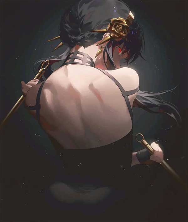 间谍过家家约尔同人美图壁纸，约尔小姐太飒了