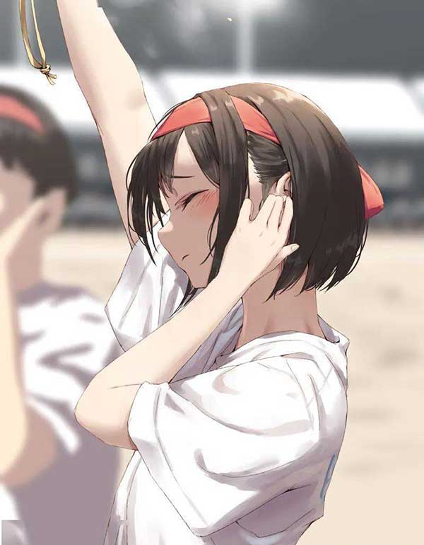 二次元动漫美少女流汗P站美图推荐
