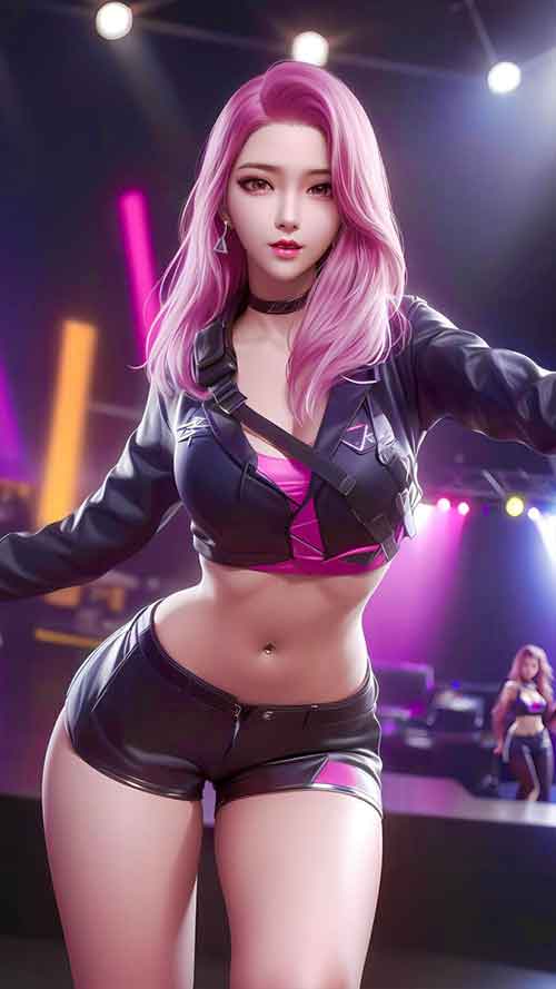 CF女神云悠悠AI高清无水印手机壁纸分享