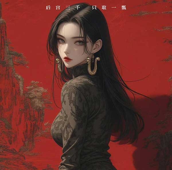 海贼王汉库克紧身短裙美图，拜倒在女帝美颜之下