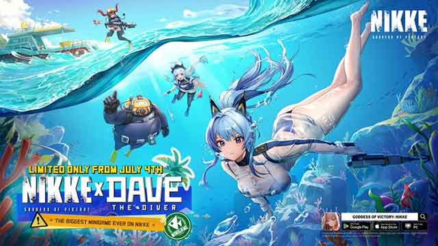 《妮姬胜利女神》联动《潜水员戴夫》活动将7月4日上线