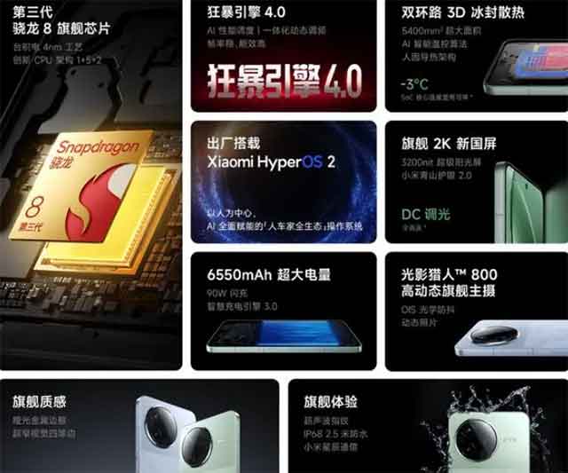红米K80发布:第三代骁龙8+6550mAh,2499元起 红米K80发布:第三代骁龙8+6550mAh,2499元起
