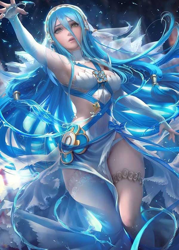 lol英雄联盟女英雄同人插画，肉腿紧勒十分诱人
