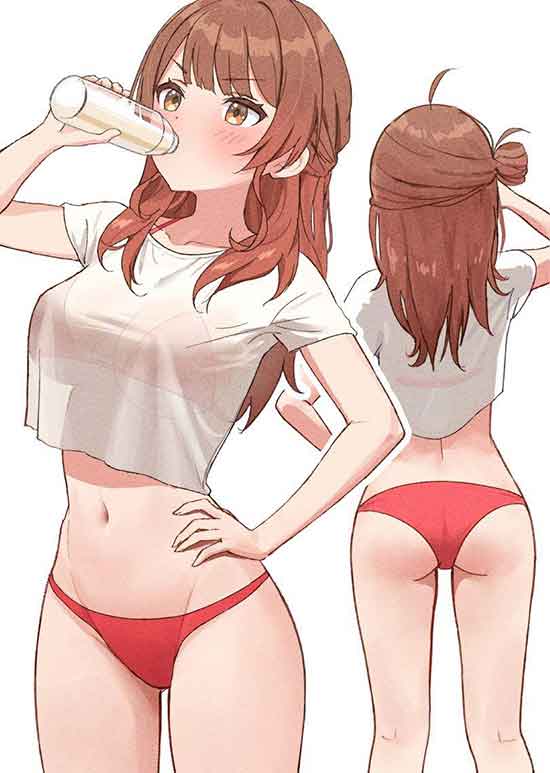 最美二次元夏日泳装少女美图壁纸